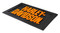 Harley-Davidson Free Shipping - Harley-Davidson Durable Rubber Entry Mat, Non-Slip w/ Flocked Orange Logo- Black - Free Shipping on many products plus Orders Over $99