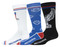 Harley-Davidson Men's 3-Pack Patriotic Logos Moisture Wicking Mid-Calf Socks - Wisconsin Harley-Davidson