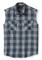 Harley-Davidson Men's V-Twin Plaid Sleeveless Blowout Shirt, Gray 96495-25VM - Wisconsin Harley-Davidson