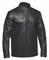 Derringer Men's Edge Premium Lightweight Leather Shirt Jacket, Black - Wisconsin Harley-Davidson