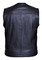 Derringer Men's Runner Premium Motorcycle Biker Leather SOA Style Vest, Black - No Hassle Returns at Wisconsin Harley