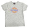 Harley-Davidson Little Boys' Ringer Logo Short Sleeve Tee, Heather Gray - Wisconsin Harley-Davidson