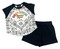 Harley-Davidson Baby Girls' 2 Piece Knit Raglan Shirt & Shorts Infant Set - Wisconsin Harley-Davidson
