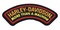 Harley-Davidson 4 in. More than a Machine Rocker Emblem Sew-On Patch, Black - Wisconsin Harley-Davidson
