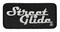 Harley-Davidson 4 in. Street Glide Embroidered Emblem Sew-On Patch, Black/White - Wisconsin Harley-Davidson