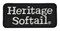 Harley-Davidson 4 in. Heritage Softail Embroidered Sew-On Patch, Black/White - Wisconsin Harley-Davidson