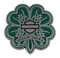 Harley-Davidson 1.5 inch. Feelin' Lucky Clover Metal Pin, Green & Silver Finish - Wisconsin Harley-Davidson