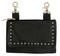 Derringer Women's Studded Accents Cowhide Leather Clip-On Hip Bag - Black - Wisconsin Harley-Davidson