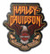 Harley-Davidson Embossed Hard Rock Eagle Metal Sign, Custom Shaped - Black - Wisconsin Harley-Davidson