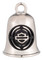 Harley-Davidson 3D Bar & Shield Logo Ride Bell, Silver/Black Finish - Wisconsin Harley-Davidson
