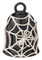 Harley-Davidson Sculpted Spider Web Motorcycle Ride Bell, Black Finish - Wisconsin Harley-Davidson