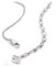 Harley-Davidson Women's 18 in. Crystal Charm Chain Necklace, Silver Brass - No Hassle Returns at Wisconsin Harley