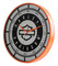 Harley-Davidson Free Shipping - Harley-Davidson Open Bar & Shield Logo Speedometer Metal Clock, Orange - Free Shipping on many products plus Orders Over $99
