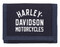 Harley-Davidson Men's H-D Arched Script Logo Tri-Fold Polyester Wallet - Green - Wisconsin Harley-Davidson