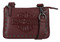 Harley-Davidson Women's Eyelet Bar & Shield Genuine Leather Hip Bag, Red - Wisconsin Harley-Davidson