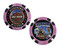 Harley-Davidson Custom Wisconsin Harley Poker Chip Collectible - Purple - Wisconsin Harley-Davidson