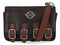 Harley-Davidson Women's Buckle Metal B&S Genuine Leather Hip Bag, Brown - Wisconsin Harley-Davidson