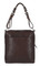 Harley-Davidson Women's Buckle Metal B&S Genuine Leather Hobo Purse, Brown - No Hassle Returns at Wisconsin Harley