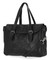 Harley-Davidson Women's Traditional Bar & Shield Logo Leather Tote Bag, Black - No Hassle Returns at Wisconsin Harley