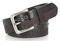 Harley-Davidson Men's Stud Eyelet Details Genuine Leather Belt, Dark Brown - Wisconsin Harley-Davidson