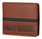 Harley-Davidson Free Shipping - Harley-Davidson Men's H-D Center Block Passcase Bi-Fold Leather Wallet, Cognac - Free Shipping on many products plus Orders Over $99