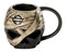Harley-Davidson Open Bar & Shield Halloween Sculpted Mummy Skull Mug, Black - Wisconsin Harley-Davidson