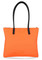 Harley-Davidson Women's Open Bar & Shield Rhinestone Flat Tote Bag, Orange - No Hassle Returns at Wisconsin Harley