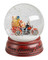 Harley-Davidson 2025 Biker Santa Glass Holiday Snowglobe Sculpted & Hand Painted - Wisconsin Harley-Davidson