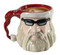 Harley-Davidson Custom Sculpted Biker Santa Holiday Ceramic Coffee Mug - 28 Oz. - Wisconsin Harley-Davidson