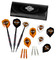 Harley-Davidson 3 Pack NSTR-1 Soft Tip 18 gr. Darts, Black Coated Brass Barrels - Wisconsin Harley-Davidson