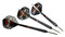 Harley-Davidson 3 Pack Revolution Steel Tip 22 gr. Darts, Black Tungsten Barrels - Wisconsin Harley-Davidson