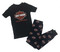 Harley-Davidson Little Boys' 2-Piece Bar & Shield Tight Fit Short Sleeve PJ Set - Wisconsin Harley-Davidson