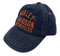 Harley-Davidson Little Boys' Embroidered H-D Denim Adjustable Baseball Cap, Blue - Wisconsin Harley-Davidson