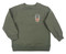 Harley-Davidson Big Boys' Winged B&S Logo Fleece Pullover Sweatshirt, Green - Wisconsin Harley-Davidson