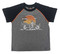 Harley-Davidson Little Boys' Distressed Short Sleeve Knit Raglan Toddler Tee - Wisconsin Harley-Davidson