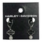 Harley-Davidson Free Shipping - Harley-Davidson Women's Open Bar & Shield Crystal Fireball Drop Dangle Earrings - Free Shipping on many products plus Orders Over $99