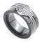 Harley-Davidson Free Shipping - Harley-Davidson Men's Bar & Shield Steel Cable Band Ring, Black Stainless Steel - Free Shipping on many products plus Orders Over $99