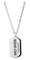 Harley-Davidson Men's 26 in. Dog Tag Pendant Necklace, Stainless Steel - Wisconsin Harley-Davidson