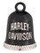 Harley-Davidson H-D Wordmark Contrast Metal Ride Bell, Black & Silver Finishes - Wisconsin Harley-Davidson