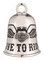 Harley-Davidson Live To Ride Winged Bar & Shield Ride Bell, Silver Finish - Wisconsin Harley-Davidson