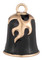 Harley-Davidson Free Shipping - Harley-Davidson Sculpted Gold Flames H-D Metal Ride Bell, Black/Gold Finishes - Free Shipping on many products plus Orders Over $99