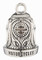 Harley-Davidson Free Shipping - Harley-Davidson Willie G Skull Flames Textured Metal Ride Bell, Silver Finish - Free Shipping on many products plus Orders Over $99