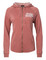 Harley-Davidson Women's Nimble H-D Zip-Up Raw-Edge Hoodie, Dusty Rose - Wisconsin Harley-Davidson