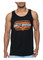 Harley-Davidson Men's Attend Graphic Sleeveless Cotton Muscle Shirt, Black - Wisconsin Harley-Davidson