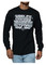 Harley-Davidson Men's Streets Long Sleeve Cotton Crew-Neck Shirt, Black - Wisconsin Harley-Davidson