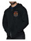 Harley-Davidson Men's Certainty Zip-Up Fleece Hooded Sweatshirt, Black - Wisconsin Harley-Davidson