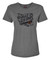 Harley-Davidson Women's Tribunal Foil High-Low Short Sleeve Tee, Charcoal - Wisconsin Harley-Davidson