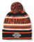 Harley-Davidson Men's Striped Pom Knit Winter Beanie, Orange 97773-25VX - Wisconsin Harley-Davidson