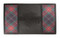 Harley-Davidson Holiday Bar & Shield Plaid Entry Mat, Durable Rubber, Black/Red - Wisconsin Harley-Davidson