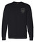 Harley-Davidson Men's Road Pilot Crew-Neck Long Sleeve Cotton Shirt, Black - Wisconsin Harley-Davidson
